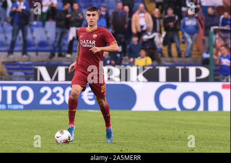 Gianluca Mancini (Roma) bei Sampdoria vs AS Rom, Genua, Italien, 20 Okt 2019, Fußball Italienische Fußball Serie A Männer Meisterschaft Stockfoto