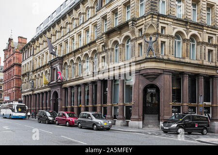 Beatles themed Hard Days Night Hotel und Blakes Restaurant in Liverpool, Großbritannien Stockfoto