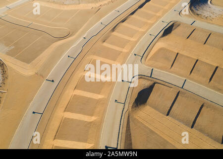 Newhall Ranch master geplante Gemeinschaft im Bau Antennen Stockfoto