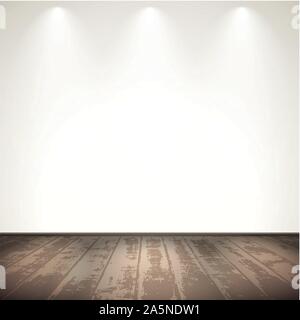 Hellen Zimmer Stock Vektor