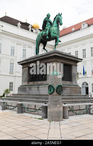 Österreichischen Nationalbibliothek in Wien, Österreich Stockfoto