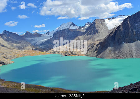 Terskey Alatoo ala-kul See in den Bergen, Tjan-schan, Karakol, Kirgisistan Stockfoto