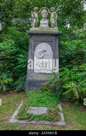 Grab Nicolaas Pieneman an der Nieuwe Ooster Friedhof Amsterdam Die Niederlande 2019 Stockfoto