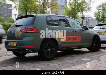 Jägermeister Firmenwagen in Amsterdam Die Niederlande 2019 Stockfoto