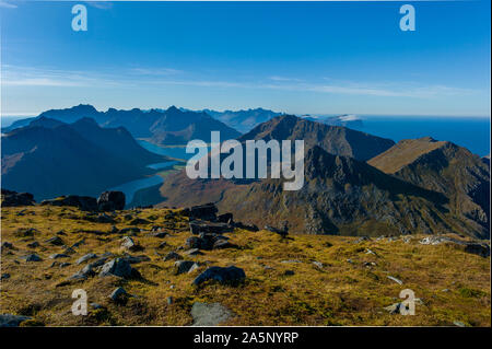 Herbst 2019, Lofoten, Nördliches Norwegen Stockfoto