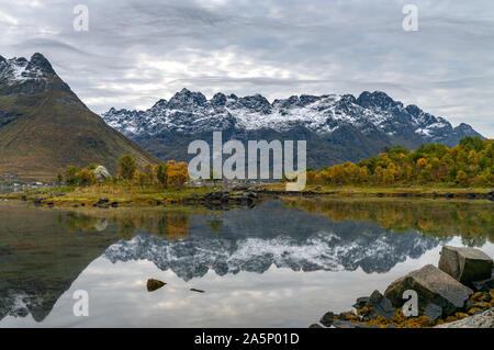 Herbst 2019, Lofoten, Nördliches Norwegen Stockfoto