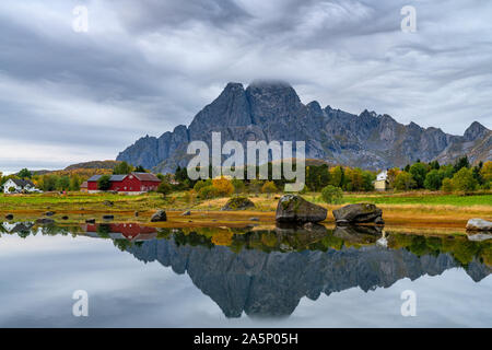 Herbst 2019, Lofoten, Nördliches Norwegen Stockfoto