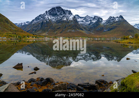 Herbst 2019, Lofoten, Nördliches Norwegen Stockfoto