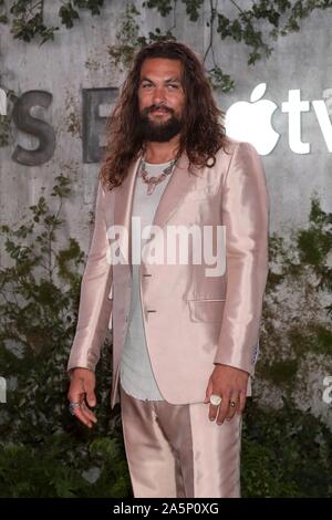 Los Angeles, CA. Okt, 2019 21. Jason Momoa in der Ankunftshalle für siehe Serie Premiere auf Apple TV, Regency Dorf Theater - Westwood, Los Angeles, CA 21. Oktober 2019. Credit: Priscilla Grant/Everett Collection/Alamy leben Nachrichten Stockfoto