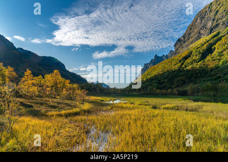 Herbst 2019, Lofoten, Nördliches Norwegen Stockfoto