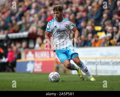 Bradford, Großbritannien. 19. Oktober 2019 in Crawley Josh Doherty während der Sky Bet Liga Match zwischen Bradford City und Crawley Town an Der Utilita Energie Stadion in Bradford. Quelle: Tele Images/Alamy leben Nachrichten Stockfoto