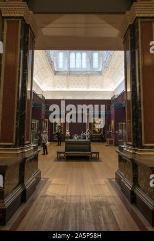 Gallery in Fitzwilliam Museum, Cambridge 2019 Stockfoto