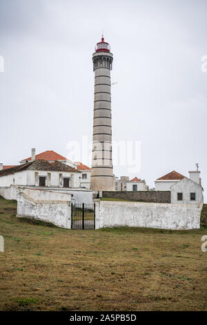 Boa Nova Leuchtturm, Porto, Portugal. Camino Portugiesisch Stockfoto