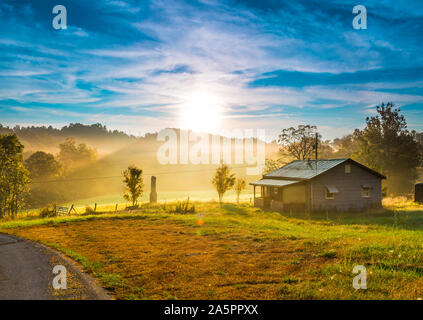 Old Kentucky Farm. Stockfoto