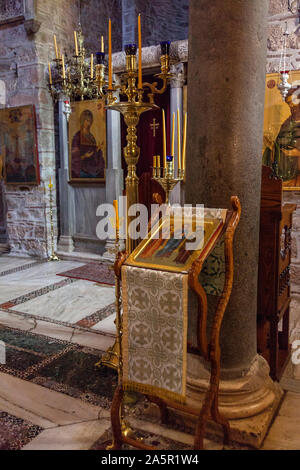 Kloster Hosios Loukas Kloster Kapelle in Distomo, Böotien, Griechenland Stockfoto