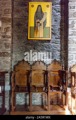 Kloster Hosios Loukas Kloster Kapelle in Distomo, Böotien, Griechenland Stockfoto