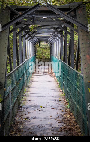 Cromwell Bottom Nature Reserve, Elland, Großbritannien Stockfoto