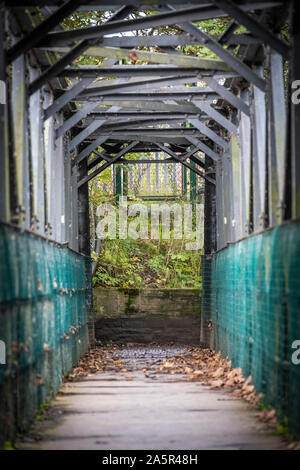 Cromwell Bottom Nature Reserve, Elland, Großbritannien Stockfoto