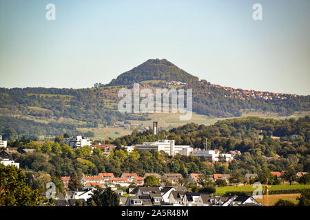 Landschaft/Panorama Staufer Berg/Göppingen Schloss Filseck Stockfoto