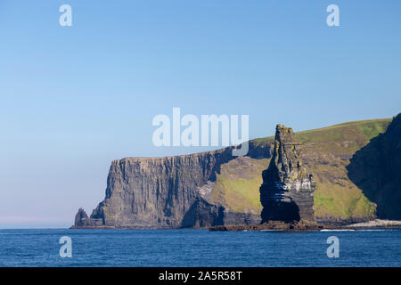 Felsformation an den Klippen von Moher Stockfoto