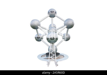 Atomium ist reproduziert Größe in Mini Siam, Thailand zu mini. Stockfoto