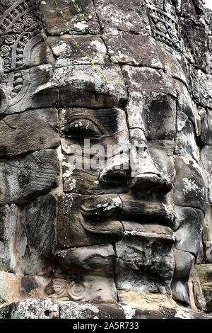 König Jayavarman VII., Bodhisavatta, Bayon, Angkor Thom, Kambodscha Stockfoto