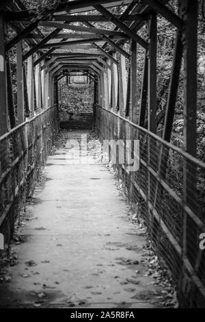 Cromwell Bottom Nature Reserve, Elland, Großbritannien Stockfoto