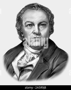 William Blake Dichter, Maler, Kupferstecher 1757-1827 Stockfoto