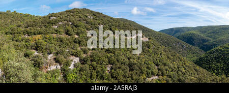 Gorges de la Nesque, Provence, Frankreich. Stockfoto