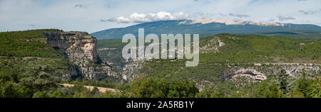 Gorges de la Nesque, Provence, Frankreich. Stockfoto