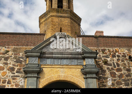 Der Eingang der Burg der Guten Hoffnung, vor Ort als das Schloss oder Kapstadt Schloss bekannt, ist die Sekunde, die ältesten erhaltenen Gebäude in Südafrika. Stockfoto