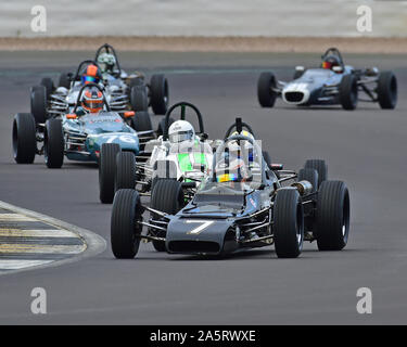 Cameron Jackson, Winklemann WDF 2, historische Formel Ford, HFF, HSCC, Silverstone Endrunden, Silverstone, Oktober 2019, Autos, klassische Rennwagen, Historische Stockfoto