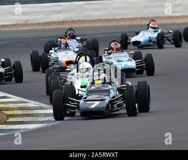 Cameron Jackson, Winklemann WDF 2, historische Formel Ford, HFF, HSCC, Silverstone Endrunden, Silverstone, Oktober 2019, Autos, klassische Rennwagen, Historische Stockfoto