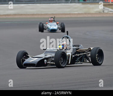 Cameron Jackson, Winklemann WDF 2, historische Formel Ford, HFF, HSCC, Silverstone Endrunden, Silverstone, Oktober 2019, Autos, klassische Rennwagen, Historische Stockfoto