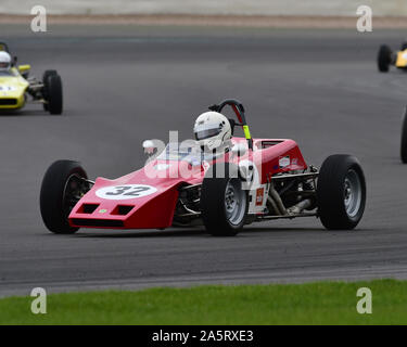 Nigel Adams, Lotus 61, historische Formel Ford, HFF, HSCC, Silverstone Endrunden, Silverstone, Oktober 2019, Autos, klassische Rennwagen, Historic Racing, Hi Stockfoto