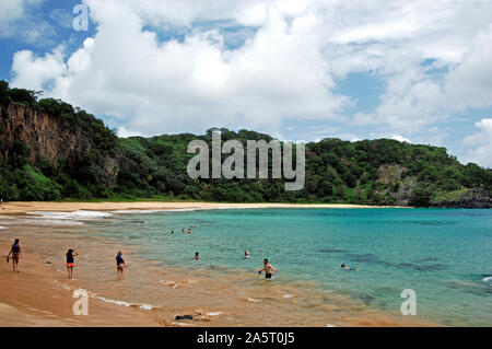 Sancho Strand, Baia do Sancho, Fernando de Noronha, Pernambuco, Brasilien Stockfoto