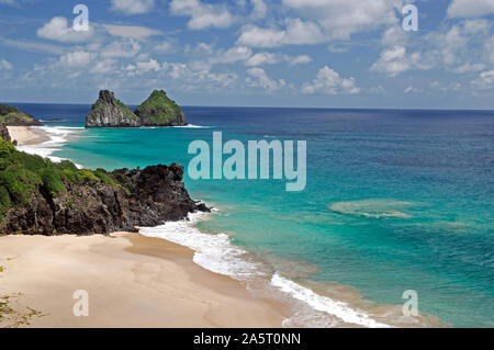 Quixaba Strand, Dois Irmãos, Fernando de Noronha, Pernambuco, Brasilien Stockfoto