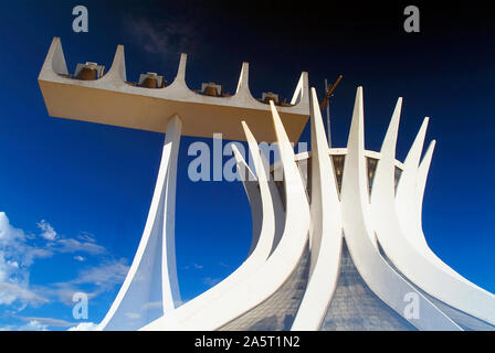 Catedral Metropolitana, Catedral de Brasilia, Brasilia, DF, Brasilien Stockfoto