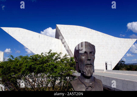 Panteão da pátria Tancredo Neves, Praça dos Três Poderes, Brasilia, DF, Brasilien Stockfoto