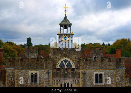 Knole park Clock Tower England Stockfoto