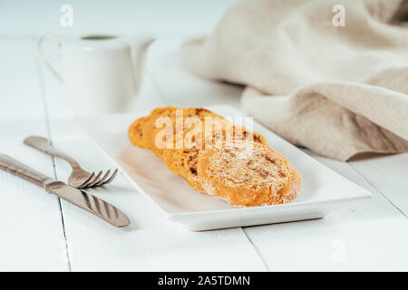 Karotte und Bean Süße Kuchen Stockfoto