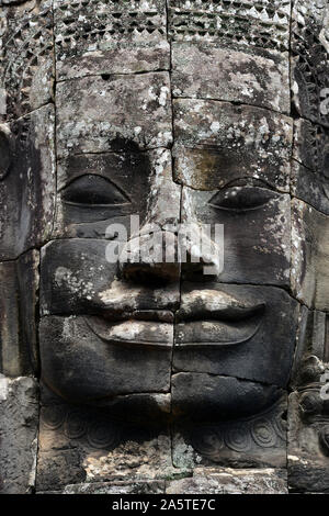 König Jayavarman VII., Bodhisavatta, Bayon, Angkor Thom, Kambodscha Stockfoto