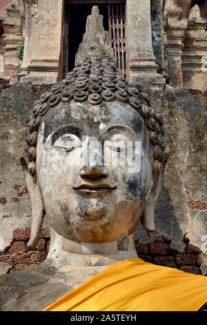 Ändern Buddha, Wat Mahathat Sukhothai, Thailand, Asien, Stockfoto