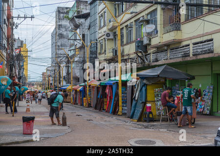 Zentrum von Manaus, der Hauptstadt des größten brasilianischen Bundesstaat Amazonas, Brasilien, Lateinamerika Stockfoto