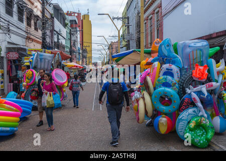 Zentrum von Manaus, der Hauptstadt des größten brasilianischen Bundesstaat Amazonas, Brasilien, Lateinamerika Stockfoto