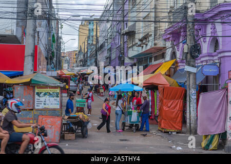 Zentrum von Manaus, der Hauptstadt des größten brasilianischen Bundesstaat Amazonas, Brasilien, Lateinamerika Stockfoto