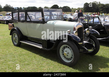 Beispiel für ein Citroen B12 Torpedo Auto ca. 1925, hier in Shrewsbury, England gesehen. Stockfoto