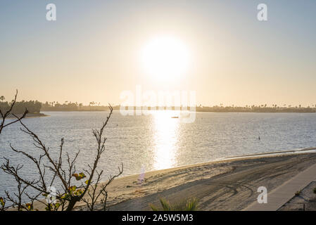 Mission Bay Park vor Sonnenuntergang. San Diego, Kalifornien, USA. Stockfoto