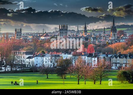 Oxford South Park Herbst Stockfoto