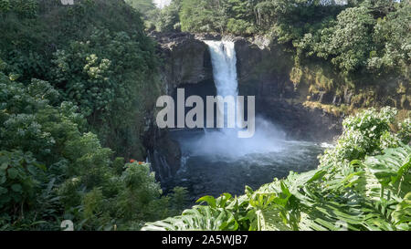 Schuß von Rainbow Falls in Hilo auf der grossen Insel von Hawaii Stockfoto